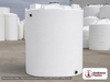 Snyder Industries 6900 Gallon Heavy Duty Vertical Liquid Storage Tank in White 1.9 sg. High Density Linear Polyethylene; White; dimensions 153.0in H x 120.0in W x 120.0in L; 1450.0 lb empty; 1.9 specific gravity rating. Manufacturer part number SII-7140000C26. Sold by OneSource Plastics (https://www.onesourceplastics.com).
