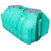 Norwesco 750 Gallon Plastic Two Compartment Septic Tank with Loose Plumbing and Low Profile Design - IAPMO Certified