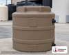 Snyder Industries 200 Gallon Plastic Vertical Water Storage Tank in Mocha. High Density Linear Polyethylene; Mocha; dimensions 42.0in H x 40.0in W x 40.0in L; 33.0 lb empty; 1.0 specific gravity rating. Manufacturer part number SII-32611. Sold by OneSource Plastics (https://www.onesourceplastics.com).