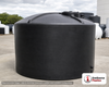 Snyder Industries 2500 Gallon Plastic Vertical Water Storage Tank in Black. 2500 gallon capacity; High Density Linear