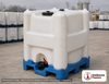 Snyder Industries 275 Gallon Plastic Stackable IBC Tote Tank Payloader System with EPDM Gaskets. 275 gallon capacity