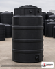 Snyder Industries 300 Gallon Plastic Vertical Water Storage Tank in Black. High Density Linear Polyethylene; Black; dimensions 72.0in H x 36.0in W x 36.0in L; 57.0 lb empty; 1.0 specific gravity rating. Manufacturer part number SII-32499. Sold by OneSource Plastics (https://www.onesourceplastics.com).