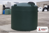 Snyder Industries 3000 Gallon Plastic Vertical Water Storage Tank in Green. 3000.0 gallon capacity; High Density Linear Polyethylene; Green; dimensions 112.0in H x 96.0in W x 96.0in L; 360.0 lb empty; 1.0 specific gravity rating; fittings: 2; max temp 120 deg  F / 48 deg  C; 3 Year Warranty. Manufacturer part number wg72. Manufactured by Snyder. Sold by OneSource Plastics (https://www.onesourceplastics.com).
