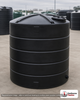 Snyder Industries 6500 Gallon Plastic Vertical Water Storage Tank in Black. High Density Linear Polyethylene; Black; dimensions 152.0in H x 120.0in W x 120.0in L; 1184.0 lb empty; 1.0 specific gravity rating. Manufacturer part number SII-32429. Sold by OneSource Plastics (https://www.onesourceplastics.com).