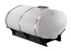 Norwesco 1000 Gallon Horizontal Elliptical Cradle Tank in White