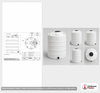 Dimensional spec drawing for Snyder Industries 1000 Gallon Vertical Storage Tank (60" L x 60" W x 89" H)