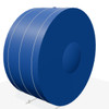 Norwesco 1010 Gallon Horizontal Drainable Leg Tank - blue, high density linear polyethylene, 140" L x 47" (additional view)