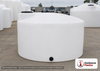 Norwesco 1500 Gallon Hauling Water Storage Tank with Low Profile Design in White. . Manufacturer part number N-41392. Sold by OneSource Plastics (https://www.onesourceplastics.com).