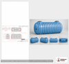 Dimensional spec drawing for Norwesco 1500 Gallon Bruiser Tank (135" L x 55" W x 70" H)