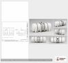 Dimensional spec drawing for Snyder Industries 2000 Gallon Horizontal Tank (142" L x 84" W x 55" H)