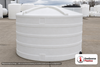 Snyder Industries 2500 Gallon Plastic Vertical Liquid Storage Tank in White. High Density Linear Polyethylene; White; 90" H