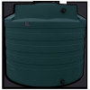 Bushman 2650 Gallon Plastic Vertical Liquid Storage Tank in Dark Green