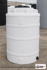 Snyder Industries 400 Gallon Plastic Vertical Chemical Storage Tank in White. Polyethylene; White; dimensions 80.0in H x 40.0in W x 40.0in L; 115.0 lb empty; 1.9 specific gravity rating. Manufacturer part number SII-32306. Sold by OneSource Plastics (https://www.onesourceplastics.com).