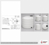 Snyder Industries 5000 Gallon Plastic Vertical Liquid Storage Tank in White