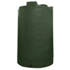 Bushman 5000 Gallon Plastic Vertical Rainwater Harvesting Tank in Dark Green