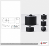 Norwesco 5000 Gallon Vertical Water Storage Tank without Fittings in Black
