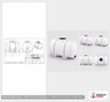 Norwesco 525 Gallon Horizontal Leg Tank without Fittings in White