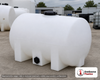 Snyder Industries 60 Gallon Plastic Horizontal Leg Tank. Polyethylene; White; dimensions 26.0in H x 23.0in W x 39.0in L; 23.0 lb empty; 1.9 specific gravity rating. Manufacturer part number SII-1060000N45. Sold by OneSource Plastics (https://www.onesourceplastics.com).