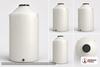 Chem-Tainer 750 Gallon HDPE Vertical Liquid Storage Tank