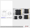Dimensional spec drawing for Snyder Industries 10000 Gallon Double Wall Tank (142" L x 142" W x 226" H)