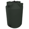 Bushman 100 Gallon Plastic Vertical Liquid Storage Tank in Dark Green