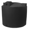 Bushman 1000 Gallon Plastic Vertical Water Storage Tank in Black