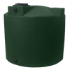 Bushman 1000 Gallon Plastic Vertical Water Storage Tank in Dark Green