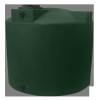 Bushman 1000 Gallon Plastic Vertical Water Storage Tank in Dark Green