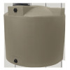 Bushman 1000 Gallon Plastic Vertical Water Storage Tank in Mocha