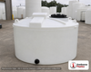 Snyder Industries 1000 Gallon XLPE Vertical Storage Tank 1.9SG in White. 1000.0 gallon capacity; Cross-Linked Polyethylene; White; dimensions 69.0in H x 74.0in W x 74.0in L; 525.0 lb empty; 1.9 specific gravity rating; fittings: 1 Manway / Lid; max temp 120 deg  F / 48 deg  C; 3 Year Warranty. Manufacturer part number 5990100n42. Manufactured by Snyder. Sold by OneSource Plastics (https://www.onesourceplastics.com).