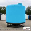 Norwesco 10000 Gallon 15 Degree HDPE Vertical Cone Bottom Tank. 10000 gallon capacity; High Density Linear Polyethylene