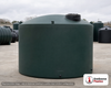 Snyder Industries 10000 Gallon Plastic Vertical Water Storage Tank in Green. 10000.0 gallon capacity; Polyethylene; Green; dimensions 161.0in H x 144.0in W x 144.0in L; 2420.0 lb empty; 1.0 specific gravity rating; fittings: 2"; max temp 120 deg  F / 48 deg  C; 3 Year Warranty. Manufacturer part number wg100. Manufactured by Snyder. Sold by OneSource Plastics (https://www.onesourceplastics.com).