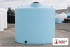 Norwesco 10000 Gallon Vertical Liquid Storage Tank in Blue. Manufacturer part number N-43130.
