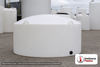 Snyder Industries 1100 Gallon HDPE Vertical Liquid Storage Tank with ASTM Certification. 1100 gallon capacity; Polyethylene