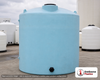 Norwesco 11000 Gallon Vertical Liquid Storage Tank in Blue. . Manufacturer part number N-44011. Sold by OneSource Plastics (https://www.onesourceplastics.com).