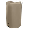 Bushman 1150 Gallon Plastic Vertical Rainwater Harvesting Tank in Mocha