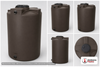 Bushman 1150 Gallon Plastic Vertical Water Storage Tank in Dark Brown