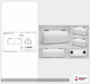 Dimensional spec drawing for Norwesco 1175 Gallon Underground Water Tank (127" L x 60" W x 51" H)
