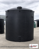 Snyder Industries 12,500 Gallon Vertical Storage Tank 1.5 SG in Black. 12500.0 gallon capacity; High Density Linear Polyethylene; Black; dimensions 198.0in H x 142.0in W x 142.0in L; 3100.0 lb empty; 1.5 specific gravity rating; fittings: 1 Manway / Lid; max temp 120 deg  F / 48 deg  C; 3 Year Warranty. Manufacturer part number 5350000n49. Manufactured by Snyder. Sold by OneSource Plastics (https://www.onesourceplastics.com).