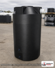 Bushman 125 Gallon Plastic Vertical Rainwater Harvesting Tank in Black. 125.0 gallon capacity; Polyethylene; Black; dimensions 50.0in H x 30.0in W x 30.0in L; 44.0 lb empty; 1.0 specific gravity rating; fittings: 0.75"; max temp 120 deg  F / 48 deg  C; 3 Year Warranty. Manufacturer part number 30074. Manufactured by Bushman. Sold by OneSource Plastics (https://www.onesourceplastics.com).