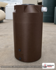 Bushman 125 Gallon Plastic Vertical Rainwater Harvesting Tank in Dark Brown. Manufacturer part number BM-30077.