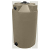 Bushman 125 Gallon Plastic Vertical Water Storage Tank in Mocha
