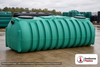 Norwesco 1250 Gallon Plastic Preplumbed Two Compartment Septic Tank with Low Profile Design - IAPMO Certified. 1250 gallon