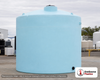 Norwesco 13000 Gallon HDPE Vertical Liquid Storage Tank. High Density Linear Polyethylene; Blue; 198" H x 144" W x 144" L.