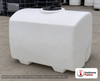 Norwesco 150 Gallon Plastic Pest Control Operator Tank in White. Polyethylene; White; dimensions 28.0in H x 36.0in W x 48.0in L; 61.0 lb empty; 1.5 specific gravity rating. Manufacturer part number N-40669. Sold by OneSource Plastics (https://www.onesourceplastics.com).