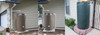 Bushman 150 Gallon Plastic Vertical Emergency Water Storage Tank in Blue