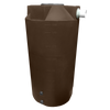 Bushman 150 Gallon Plastic Vertical Rainwater Harvesting Tank in Brown