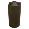 Bushman 150 Gallon Plastic Vertical Water Storage Tank in Dark Brown
