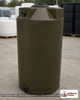 Bushman 150 Gallon Plastic Vertical Water Storage Tank in Dark Brown. . Manufacturer part number BM-30147. Sold by OneSource Plastics (https://www.onesourceplastics.com).