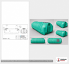 Norwesco 1500 Gallon Plastic One Compartment Septic Tank with Loose Plumbing and Low Profile Design - IAPMO Certified